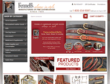Tablet Screenshot of fennells.com